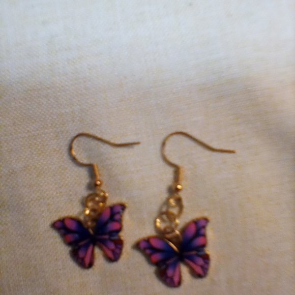 Butterfly Earrings - Picture 1 of 3